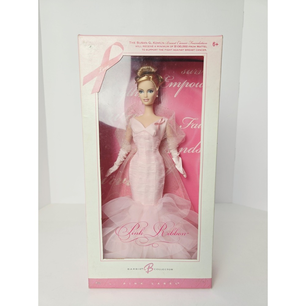 Mattel Barbie doll Pink Label Breast Cancer Love Susan G Komen J0932